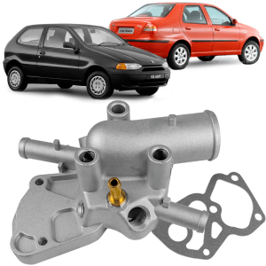 Carcaça Válvula Termostática Palio Siena 1.0 1.5 8v Fiasa 1996 até 2005 Carcaça Válvula Termostática Palio Siena 1.0 1.5 8v Fiasa 1996 até 2005