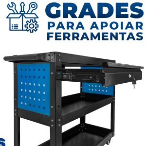 Carrinho De Ferramentas Para Mecânico Oficina Com Gaveta Aço Oficina Mecânica
