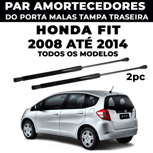 Amortecedor Porta Malas Honda Fit 2009 2010 2011 2012 2013 2014 Tampa traseira