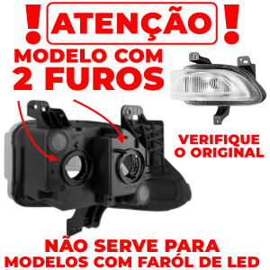 Pisca Dianteira Renegade Lanterna Parachoque 2015 2016 2017 2018 2019 2020 2021 2022 Original Fitam
