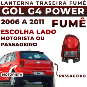 Lanterna Gol G4 Power Fumê 2006 2007 2008 2009 2010 2011 Original COFRAN