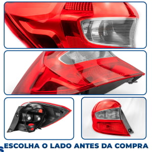 Lanterna Sinaleira Traseira Ford KA 2015 2016 2017 2018 Original FITAM Cristal