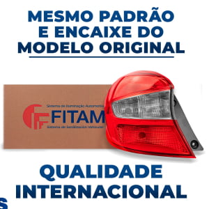 Lanterna Sinaleira Traseira Ford KA 2015 2016 2017 2018 Original FITAM Cristal