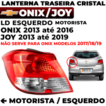 Lanterna Traseira Onix Joy 2017 2018 2019 Lado Esquerdo Original Fitam 