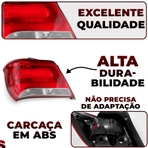 Lanterna Traseira Onix Lt Ltz Activ 2017 2018 2019 Joy 2020