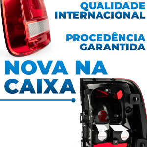 Lanterna Traseira Saveiro G7 2017 2018 2019 2020 2021 Robust Bicolor Esquerdo ou Direito Original FITAM