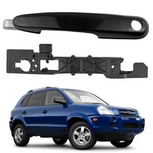 Maçaneta Dianteira Direita Externa com Base Suporte Tucson Furo Maçaneta Dianteira Direita Externa com Base Suporte Tucson Furo