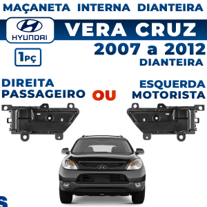 Maçaneta Interna Dianteira Hyundai Vera Cruz 3.8 2007 2008 2009 2010 2011 2012