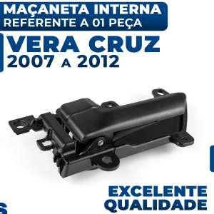 Maçaneta Interna Dianteira Hyundai Vera Cruz 3.8 2007 2008 2009 2010 2011 2012