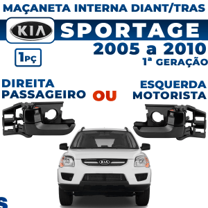 Maçaneta Interna Dianteira Traseira Kia Sportage 2006 2007 2008 2009 2010