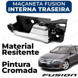 Maçaneta Puxador de Porta Interna Traseira do Ford Fusion de 2006 a 2012