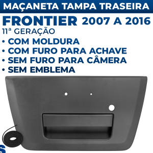Maçaneta Puxador Tampa Traseira Nissan Frontier 2007 2008 2009 2010 2011 2012 2013 2014 2015 2016