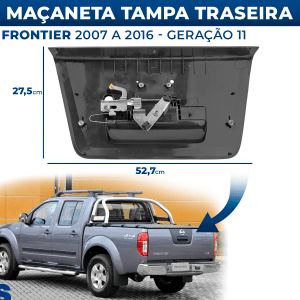 Maçaneta Puxador Tampa Traseira Nissan Frontier 2007 2008 2009 2010 2011 2012 2013 2014 2015 2016