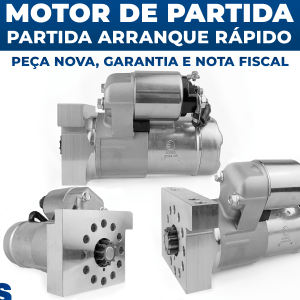 Motor De Partida Arranque Rápido Opala 4cc E 6cc 12v 10d 1968 até 1992