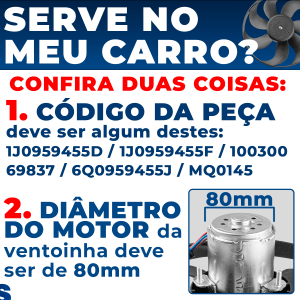 Ventoinha Maior Do Radiador Golf A3 Polo Fox Bora 7 Pás 1.8 1.6 1.0 2.0 Eletroventilador