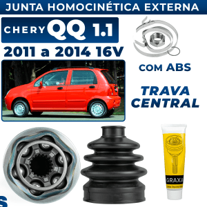 Junta Homocinética Chery QQ 1.1 2011 2012 2013 2014 ABS Trava Central