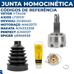 Junta Homocinética Toro Renegade 1.8 4x2 flex Automático 2016 2017 2018 2018 2019 2020 2021 2022 2023