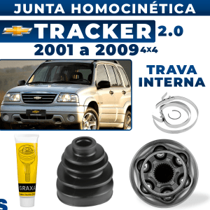 Junta Ponteira Homocinética Tracker 2.0 2001 2002 2003 2004 2007 2008 2009 29x26 Gasolina Diesel