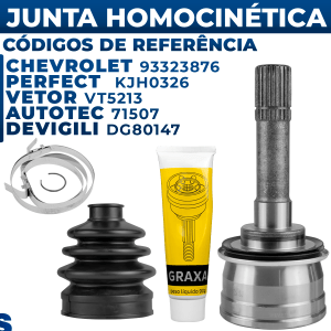 Junta Ponteira Homocinética Tracker 2.0 2001 2002 2003 2004 2007 2008 2009 29x26 Gasolina Diesel