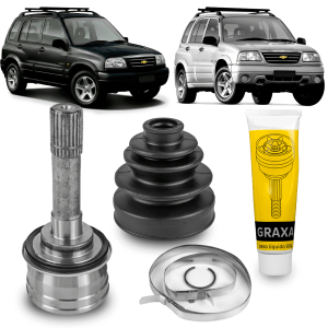 Junta Ponteira Homocinética Tracker 2.0 2001 2002 2003 2004 2007 2008 2009 29x26 Gasolina Diesel Junta Ponteira Homocinética Tracker 2.0 2001 2002 2003 2004 2007 2008 2009 29x26 Gasolina Diesel