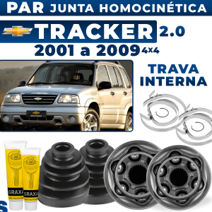Junta Ponteira Homocinética Tracker 2.0 2001 2002 2003 2004 2007 2008 2009 29x26 Gasolina Diesel