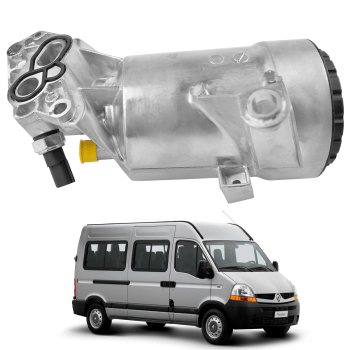 Radiador Resfriador De Óleo Renault Master 2.5 Turbo 2005 2006 2007 2008 2009 2010 2011 2012 2013 2014 2015