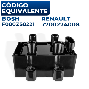 Bobina de Ingição Sandero Clio Logan 1.0 1.6 8v 7700274008