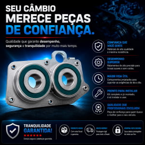 Rolamento Duplo do Câmbio VW Gol, Fox, Voyage, Saveiro, Polo