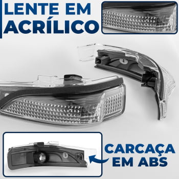 Par Pisca Seta Retrovisor Corolla 2014 2015 2016 2017 2018 Original Fitam