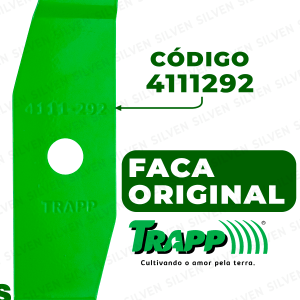 Faca Para Máquina De Cortar Grama 30cm Wm350 Trapp Roçadeira