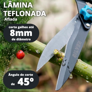 Tesoura De Poda com Cabo Extensível Ajustável Profissional Jardim Jardinagem