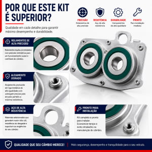 Rolamento Duplo do Câmbio VW Gol, Fox, Voyage, Saveiro, Polo