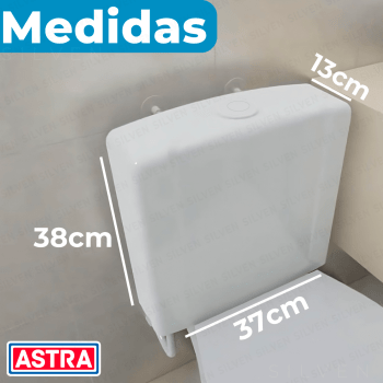 Caixa de Descarga Acoplada Completa Universal ASTRA Acionamento Simples 6L