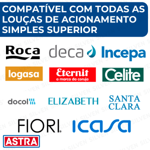 Kit Completo Caixa Acoplada Universal Superior Mu/s - Astra