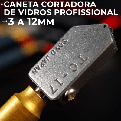 Caneta Cortador De Vidros Toyo Tc-17 Profissional