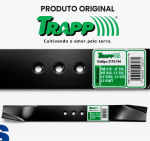 Kit Lâmina 51cm para Cortador de Grama Trapp com Parafusos