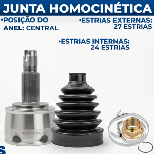 Par Junta Homocinética Toro Renegade 1.8 4x2 Flex Automático 2016 2017 2018 2019 2020 2021 2022