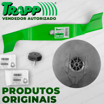 Kit Faca + Flange + Parafuso + Bucha Cortador Trapp Wm-350