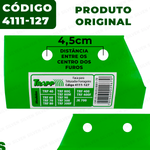 Jogo De Facas Lâminas Para Triturador Trf (40 Á 400) Trapp
