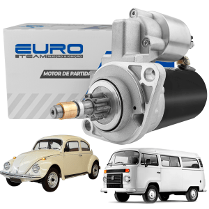 Motor Partida Arranque Rápido Fusca Kombi Brasilia Variant 1300 1500 1600