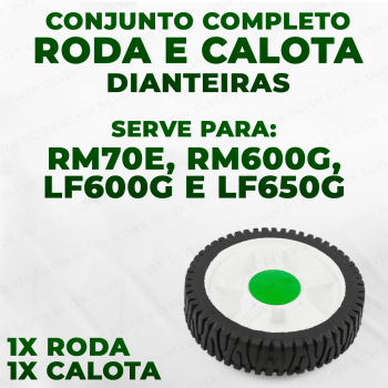 Roda Dianteira Calota P Cortador De Grama Wt-65s Mb 51e Rm E RM70E RM600G LF650G