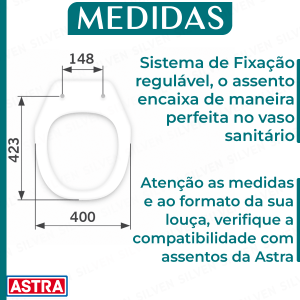  Assento Tampa Sanitário Soft CloseBranco Thema Incepa Anturius Luzarte Hawaii Mondialle Íris Ônix Santamarina Valentina