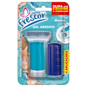 Aplicador Gel Adesivo Detergente Sanitário Marine Refil 4 Aplicações 28g