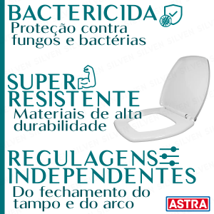  Assento Tampa Sanitário Soft CloseBranco Thema Incepa Anturius Luzarte Hawaii Mondialle Íris Ônix Santamarina Valentina