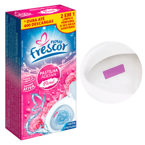 Kit 3 Pastilha Adesiva Floral Vaso Sanitário Frescor Odorizante Perfume Banheiro
