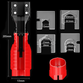 Chave Hidráulica Multiuso 18 em 1 Para Torneiras Pia Encanamentos
