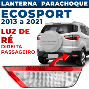 Lanterna Parachoque Luz de Ré Direita Ecosport 2013 2014 2015 2016 2017 2018 2019 2020 2021