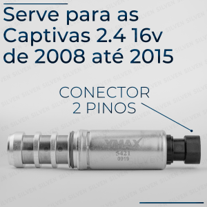 Válvula Solenoide Escape Exaustão GM Captiva 2.4 12655421 