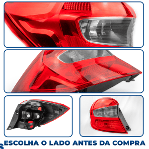 Lanterna Traseira Ford Ka Hatch Fumê 2015 2016 2017 2018 Original Fitam