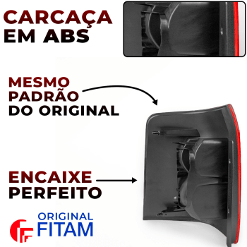 Par Lanterna Traseira Ecosport 2004 2005 2006 2007 4x2 Direito Esquerdo Original Fitam